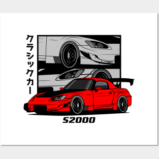 Red S2000 JDM Posters and Art